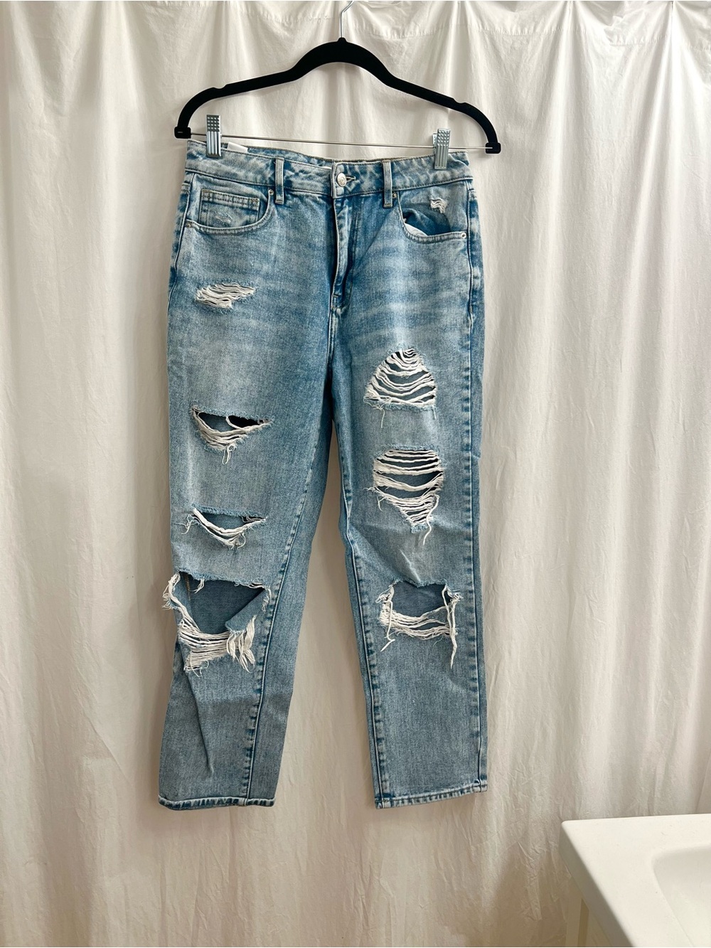 PacSun Light Blue Distressed Boyfriend Jeans